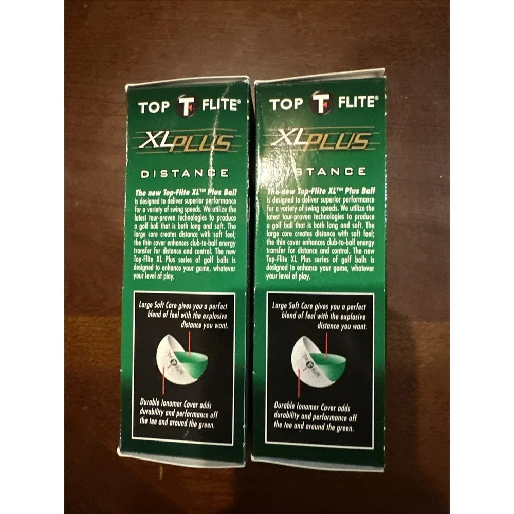 Top Flite XL Plus Distance Golf Balls 2 Sleeves 6 Balls New Not Hit